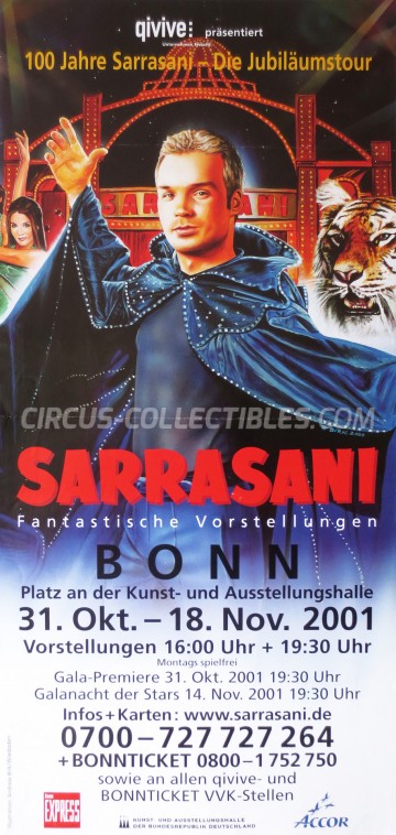 Sarrasani Circus Poster - Germany, 2001