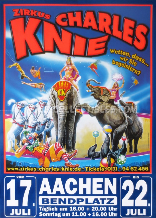 Charles Knie Circus Poster - Germany, 2012