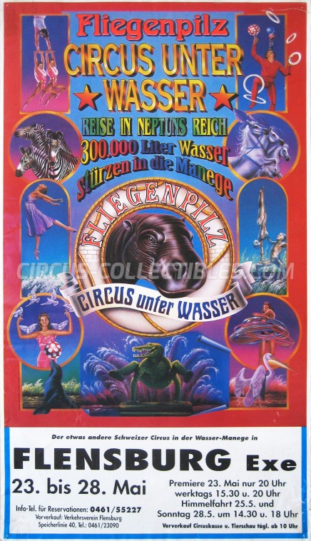 Fliegenpilz Circus Poster - Germany, 1999