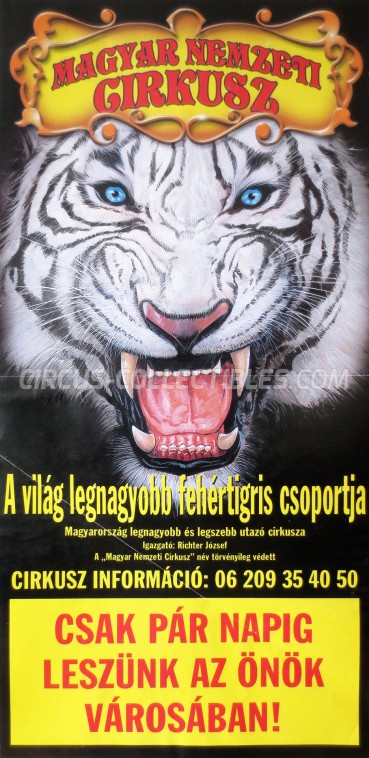 Magyar Nemzeti Circusz Circus Poster - Hungary, 2006