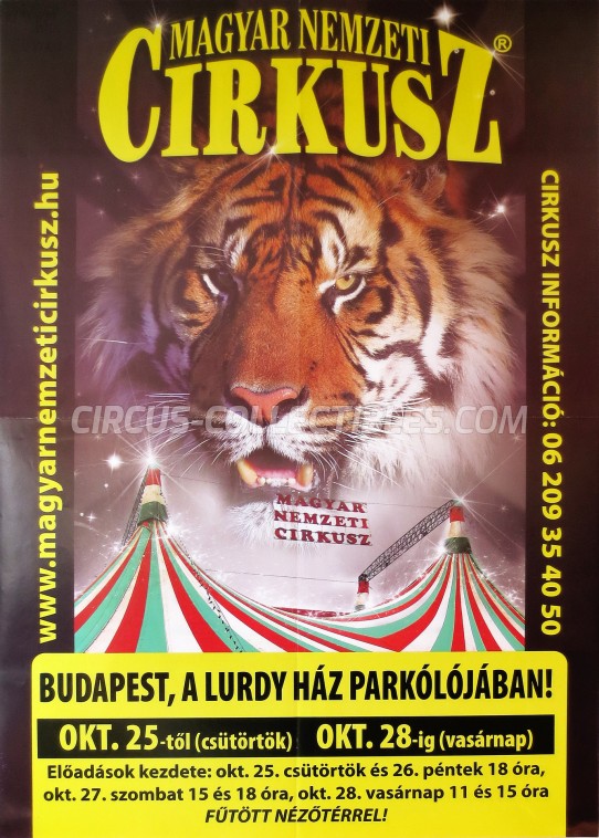 Magyar Nemzeti Circusz Circus Poster - Hungary, 2012
