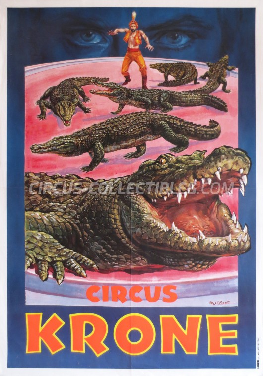 Krone Circus Poster - Germany, 1987
