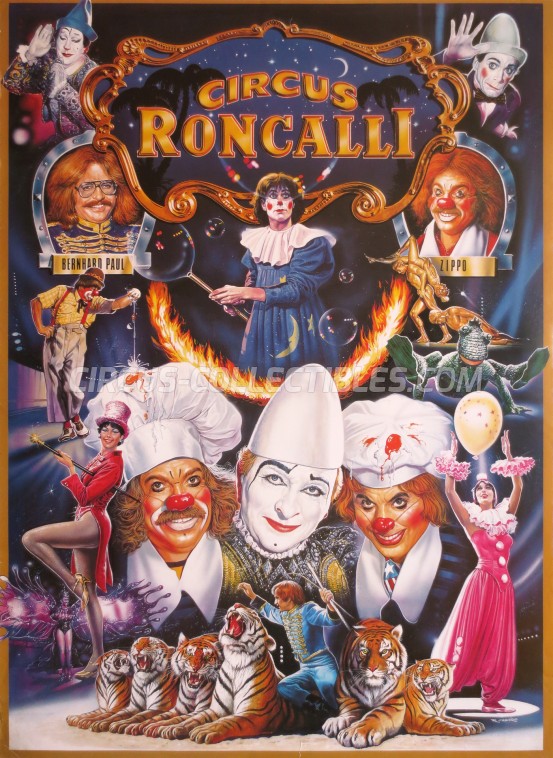 Roncalli Circus Poster - Germany, 1991