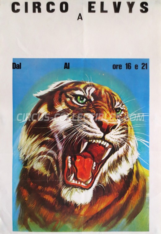 Elvys Circus Poster - Italy, 1990