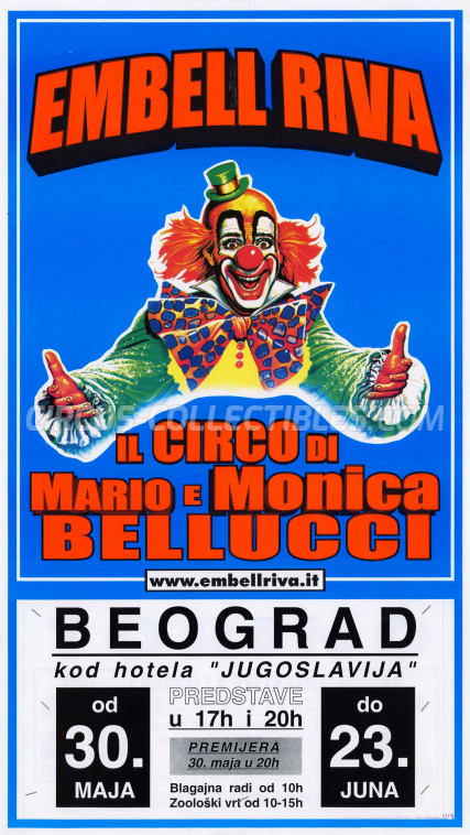 Embell Riva Circus Poster - Italy, 2002