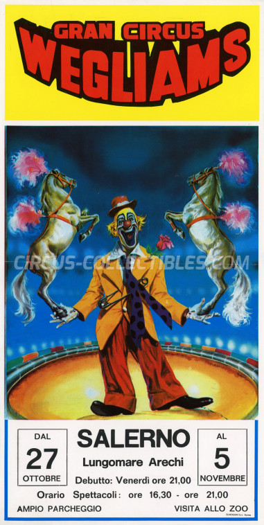 Wegliams Circus Poster - Italy, 1995