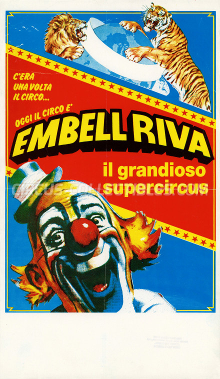Embell Riva Circus Poster - Italy, 1989