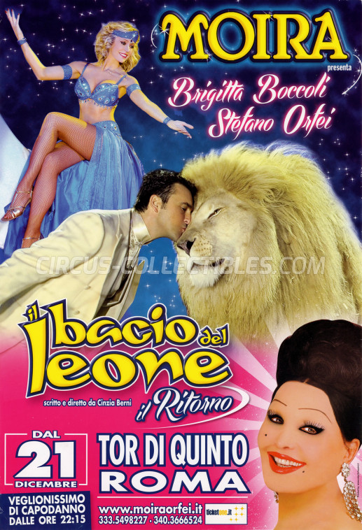 Moira Orfei Circus Poster - Italy, 2013