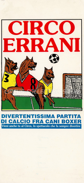 Errani Circus Poster - Italy, 