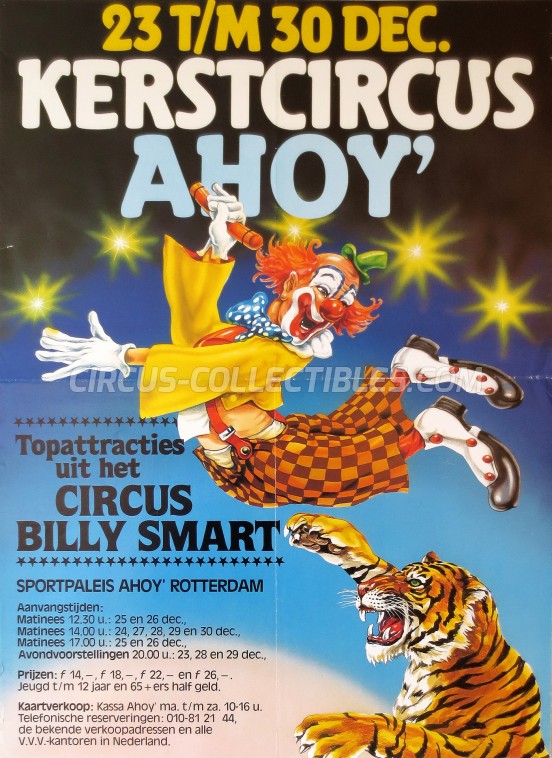 Kerstcircus Circus Poster - Netherlands, 1982