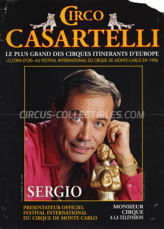 Medrano (Casartelli) Circus Poster - Italy, 1997