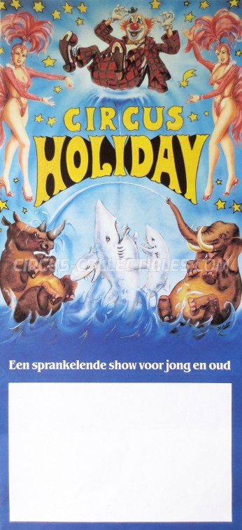 Holiday Circus Poster - Netherlands, 1987