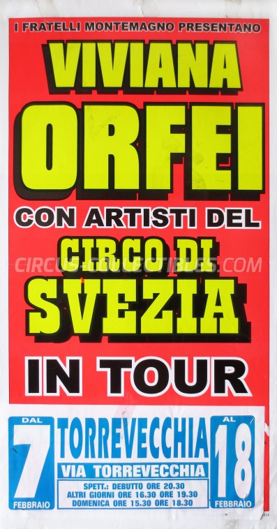 Viviana Orfei Circus Poster - Italy, 0