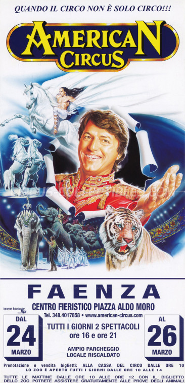 American Circus (Togni) Circus Poster - Italy, 2003