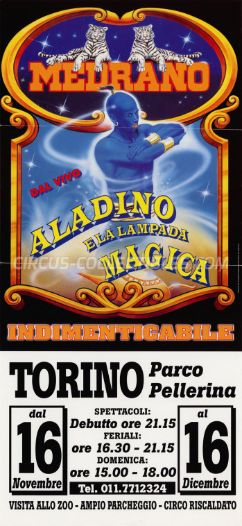 Medrano (Casartelli) Circus Poster - Italy, 2001