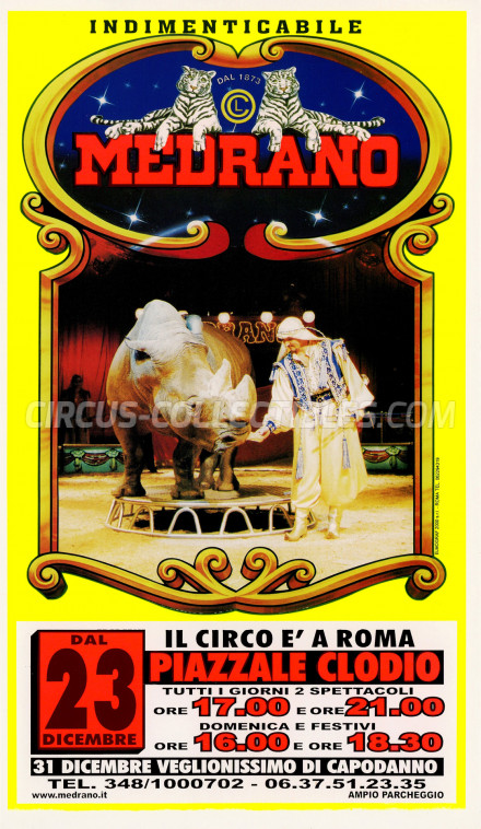 Medrano (Casartelli) Circus Poster - Italy, 2005