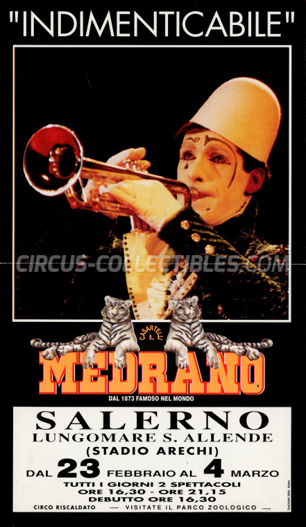 Medrano (Casartelli) Circus Poster - Italy, 1993