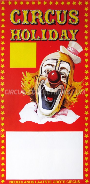 Holiday Circus Poster - Netherlands, 1984