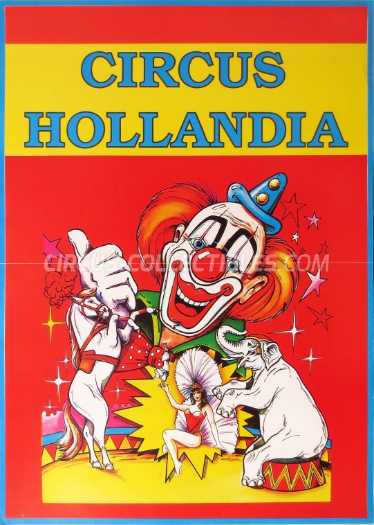 Hollandia Circus Poster - Netherlands, 1994