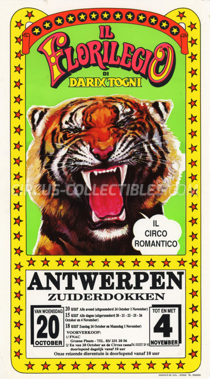 Darix Togni Circus Poster - Italy, 1993