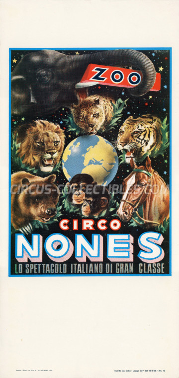 Nones Circus Poster - Italy, 1971
