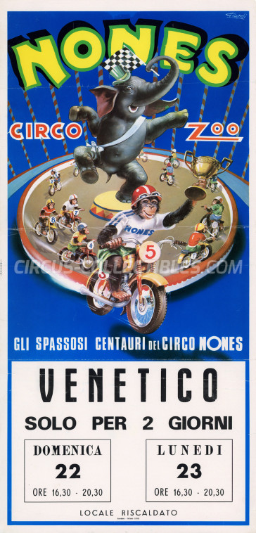 Nones Circus Poster - Italy, 1975