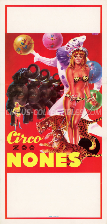 Nones Circus Poster - Italy, 1975