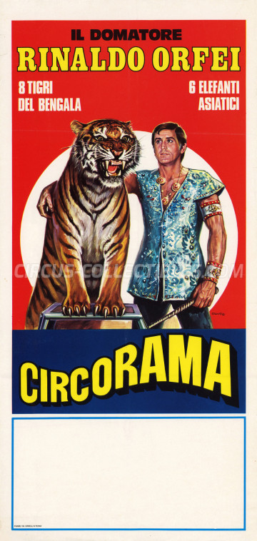 Rinaldo Orfei Circus Poster - Italy, 1978