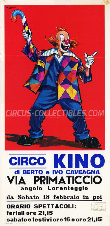 Kino Circus Poster - Italy, 1984