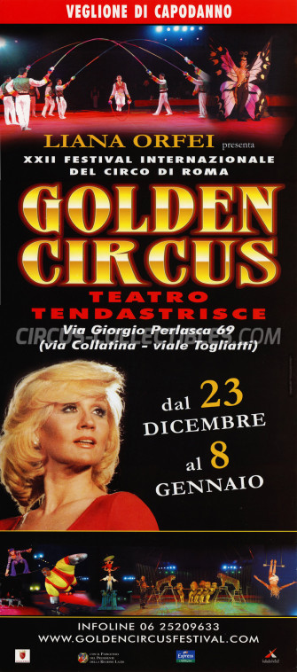 Liana Orfei Circus Poster - Italy, 2005