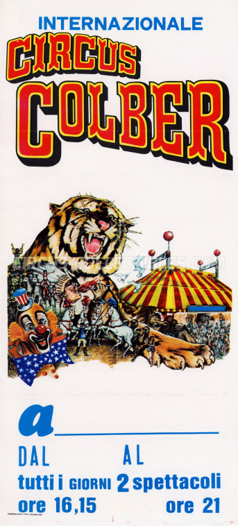 Colber Circus Poster - Italy, 1988