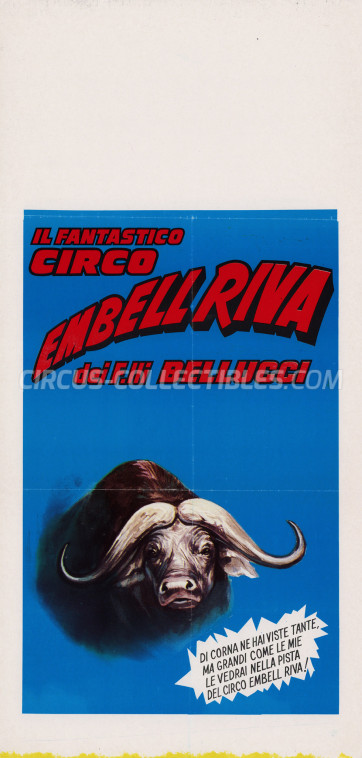 Embell Riva Circus Poster - Italy, 1988