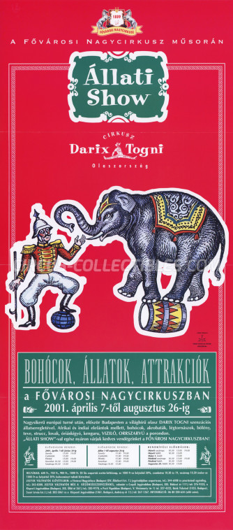 Darix Togni Circus Poster - Italy, 2001