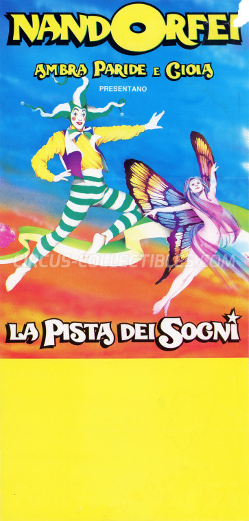 Nando Orfei Circus Poster - Italy, 1991