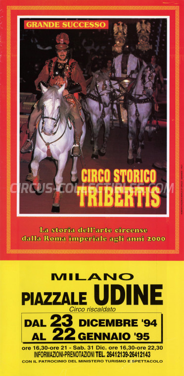 Tribertis Circus Poster - Italy, 1994