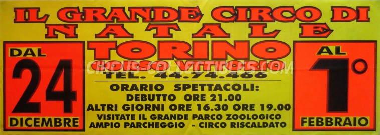 Lidia Togni Circus Poster - Italy, 1997