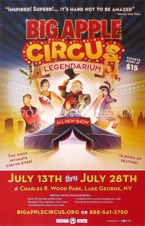 Big Apple Circus Circus Poster - USA, 2013