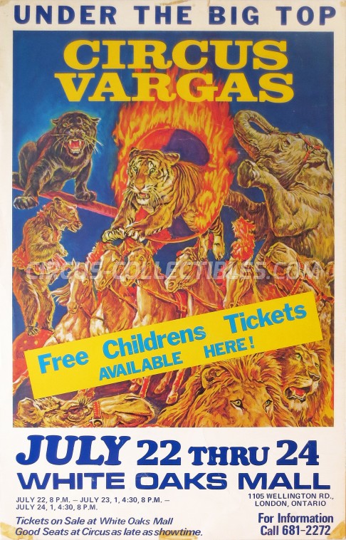 Vargas Circus Poster - USA, 0