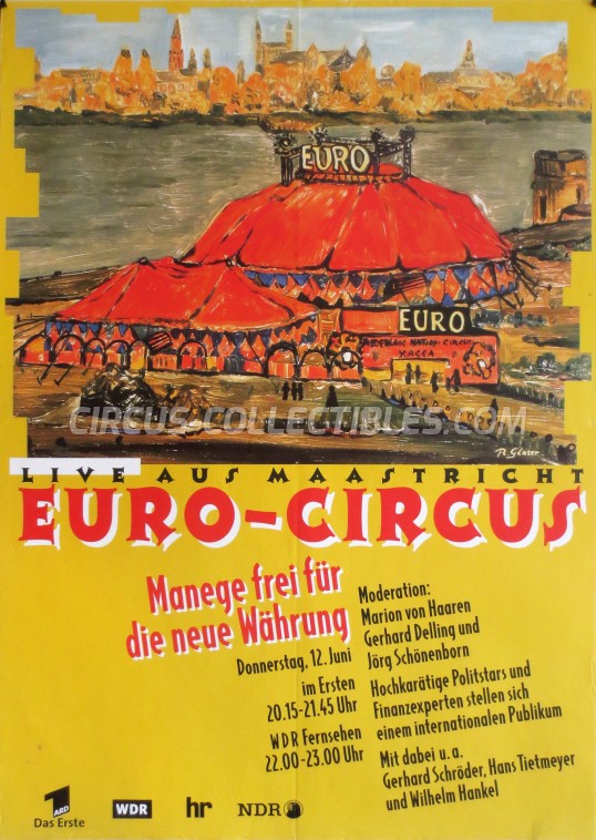 Euro-Circus Circus Poster - Netherlands, 1997