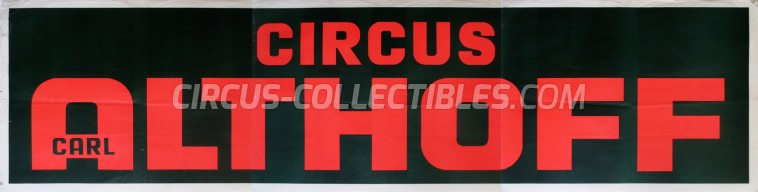 Carl Althoff Circus Poster - Germany, 0