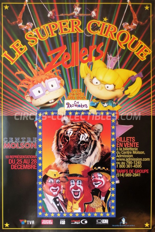 Le Super Cirque Circus Poster - Canada, 2002