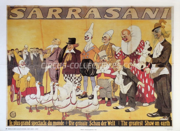 Sarrasani Circus Poster - Germany, 1987