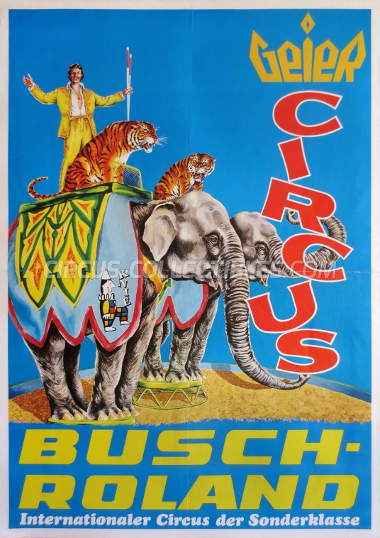 Busch-Roland Circus Poster - Germany, 1978