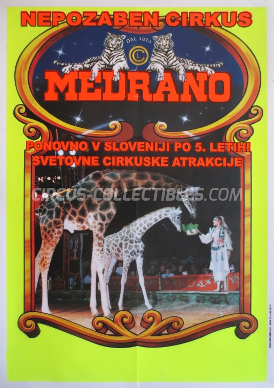 Medrano (Casartelli) Circus Poster - Italy, 2006