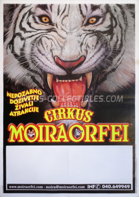 Moira Orfei Circus Poster - Italy, 2004