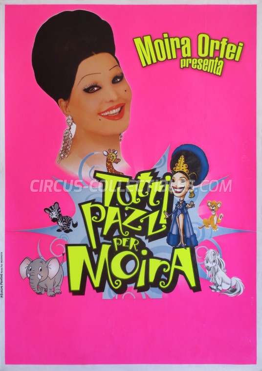 Moira Orfei Circus Poster - Italy, 2009