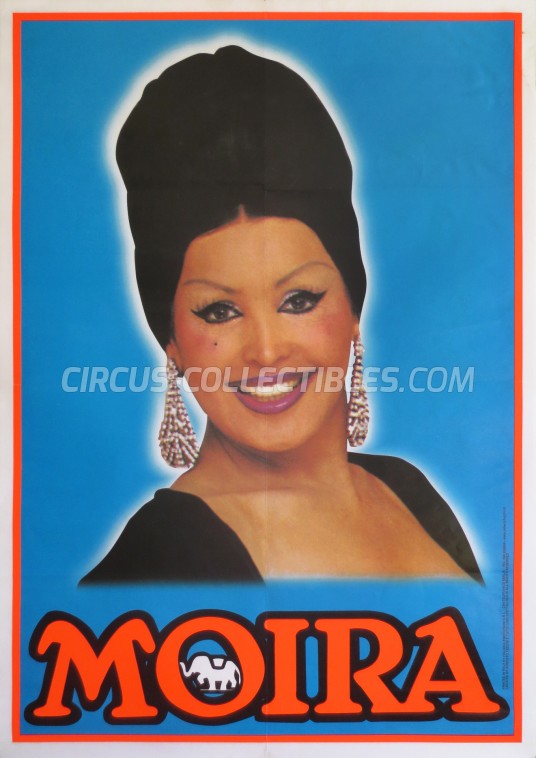 Moira Orfei Circus Poster - Italy, 2002