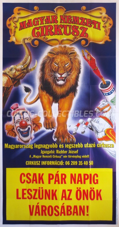 Magyar Nemzeti Circusz Circus Poster - Hungary, 2005
