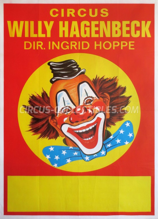 Willy Hagenbeck Circus Poster - Germany, 1977