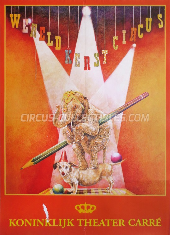 Kerstcircus Circus Poster - Netherlands, 1997